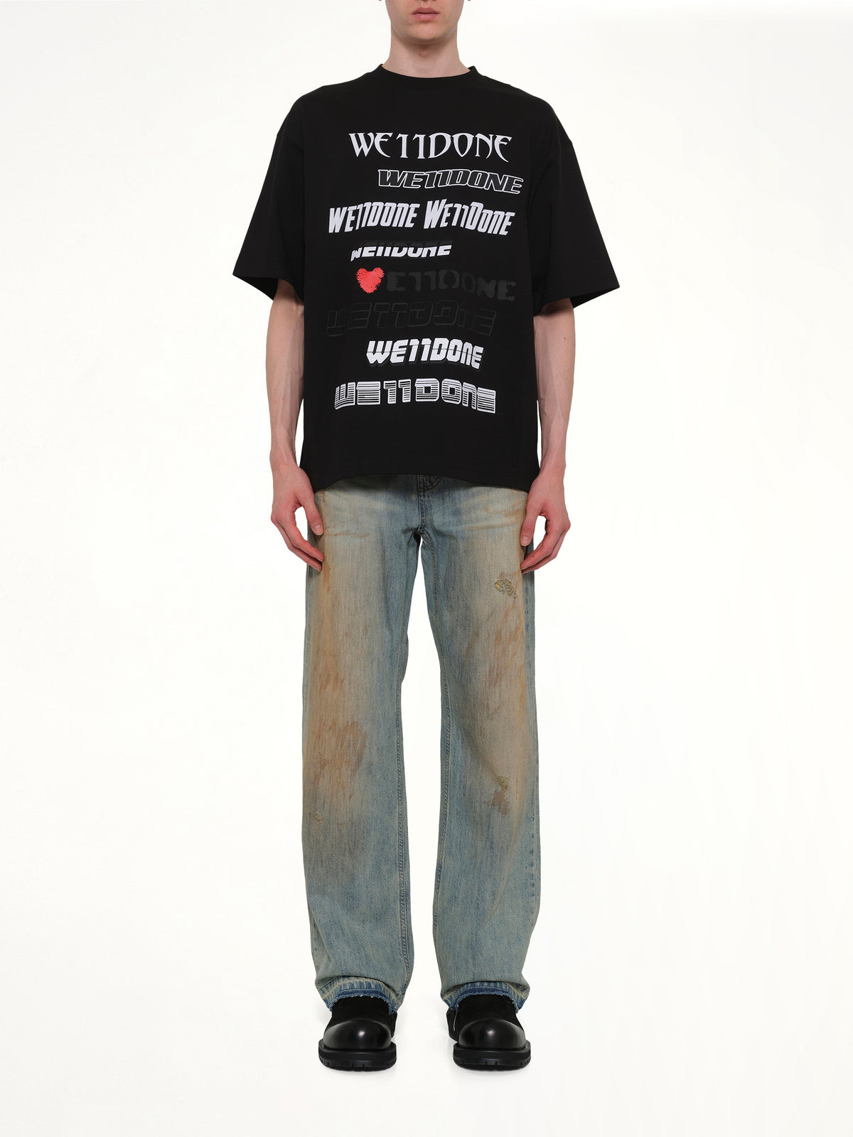Love Logo T-Shirt in Black