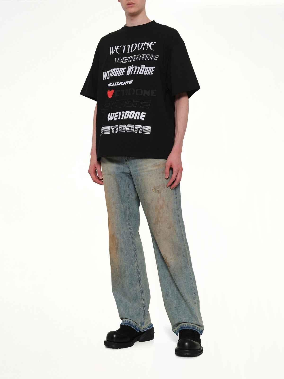 Love Logo T-Shirt in Black
