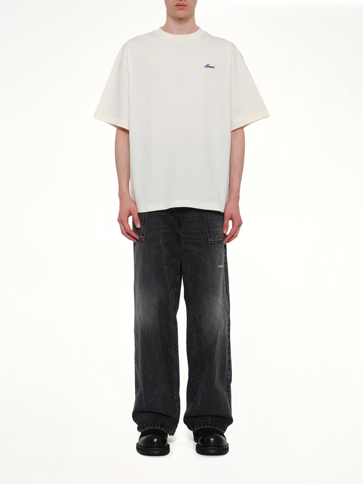 Wapen Logo T-Shirt in Ivory