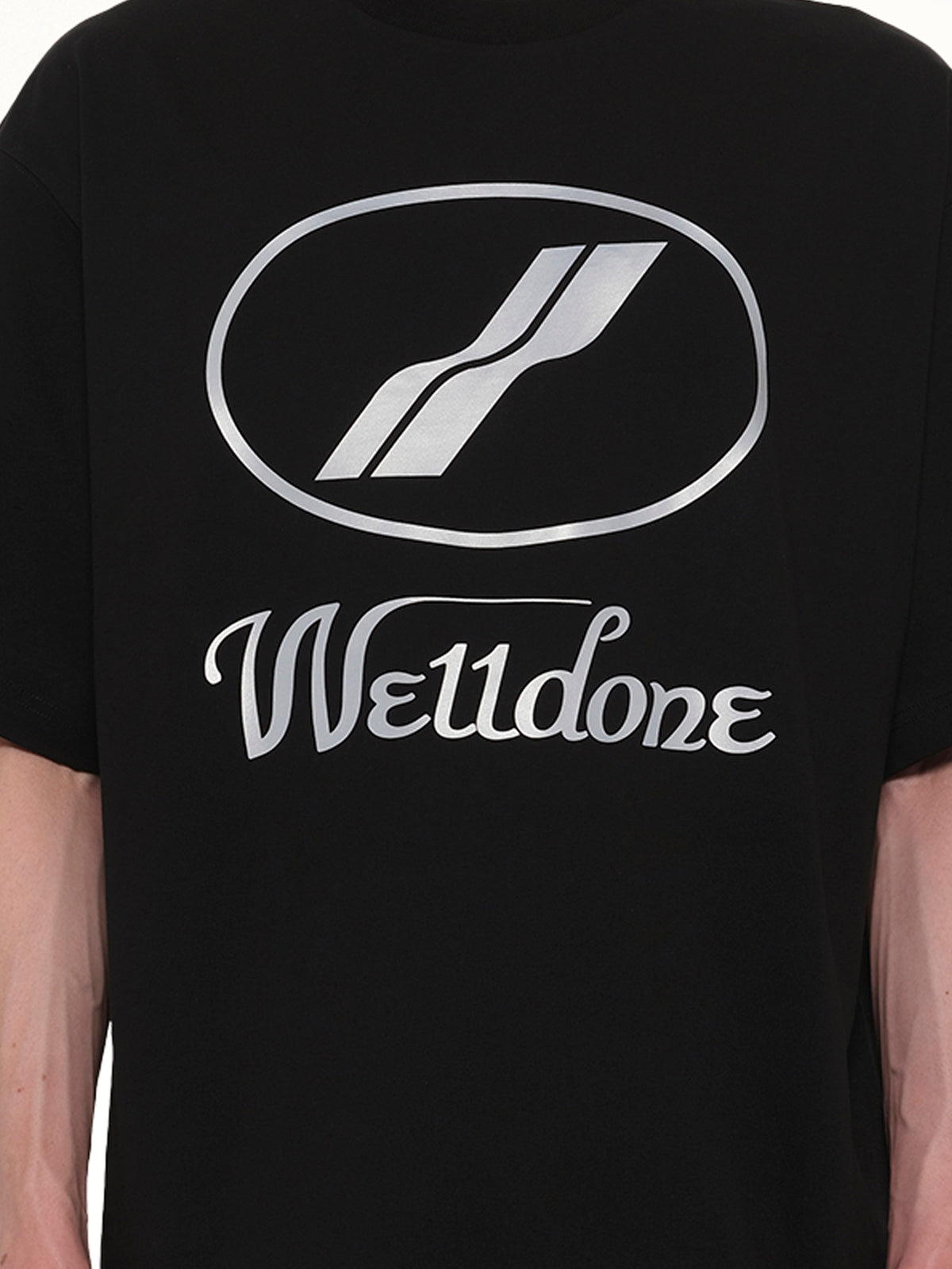 We11done Classic Logo T-Shirt in Black