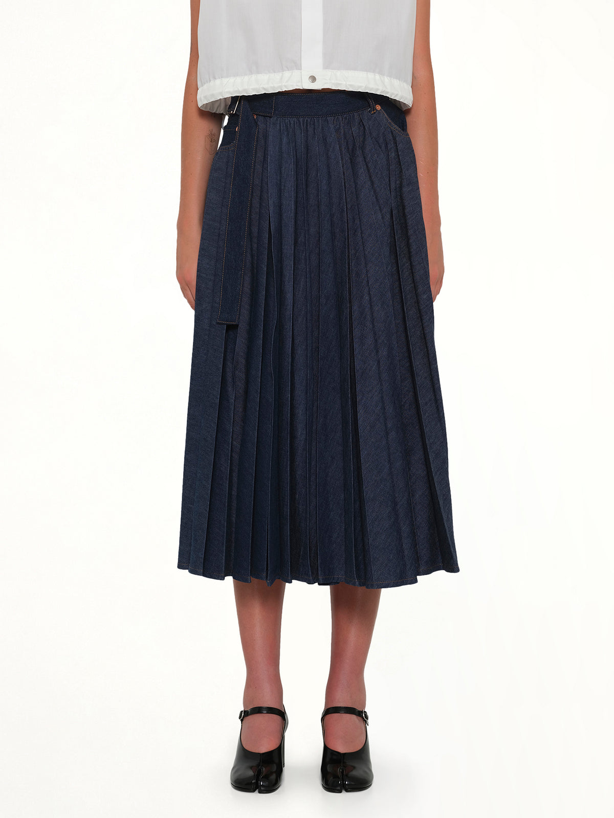 Denim Skirt in Blue