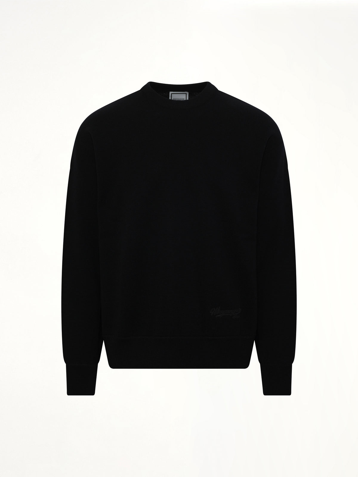 Baseball Logo Sweater in Black