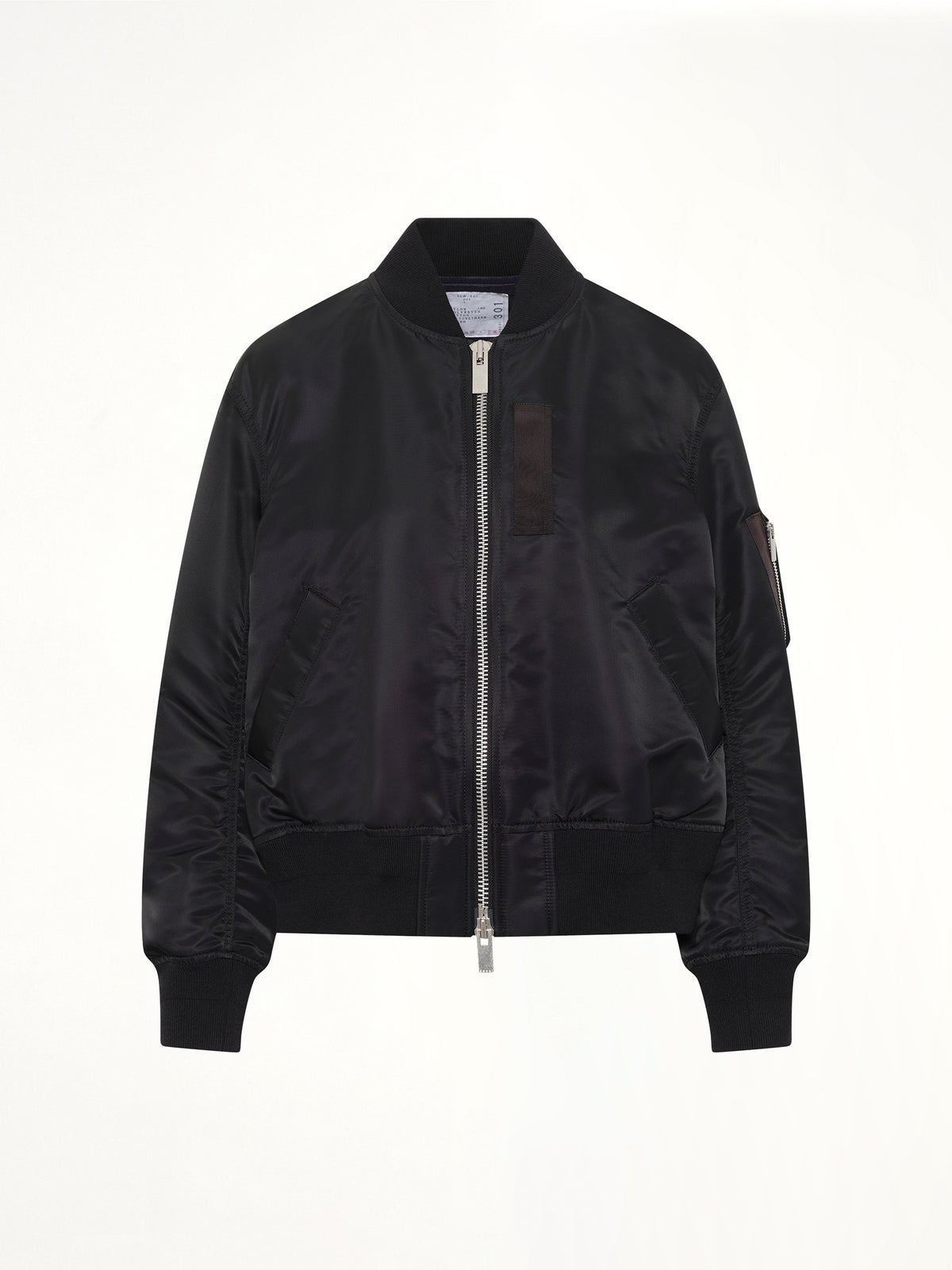 Nylon Twill Blouson in Black