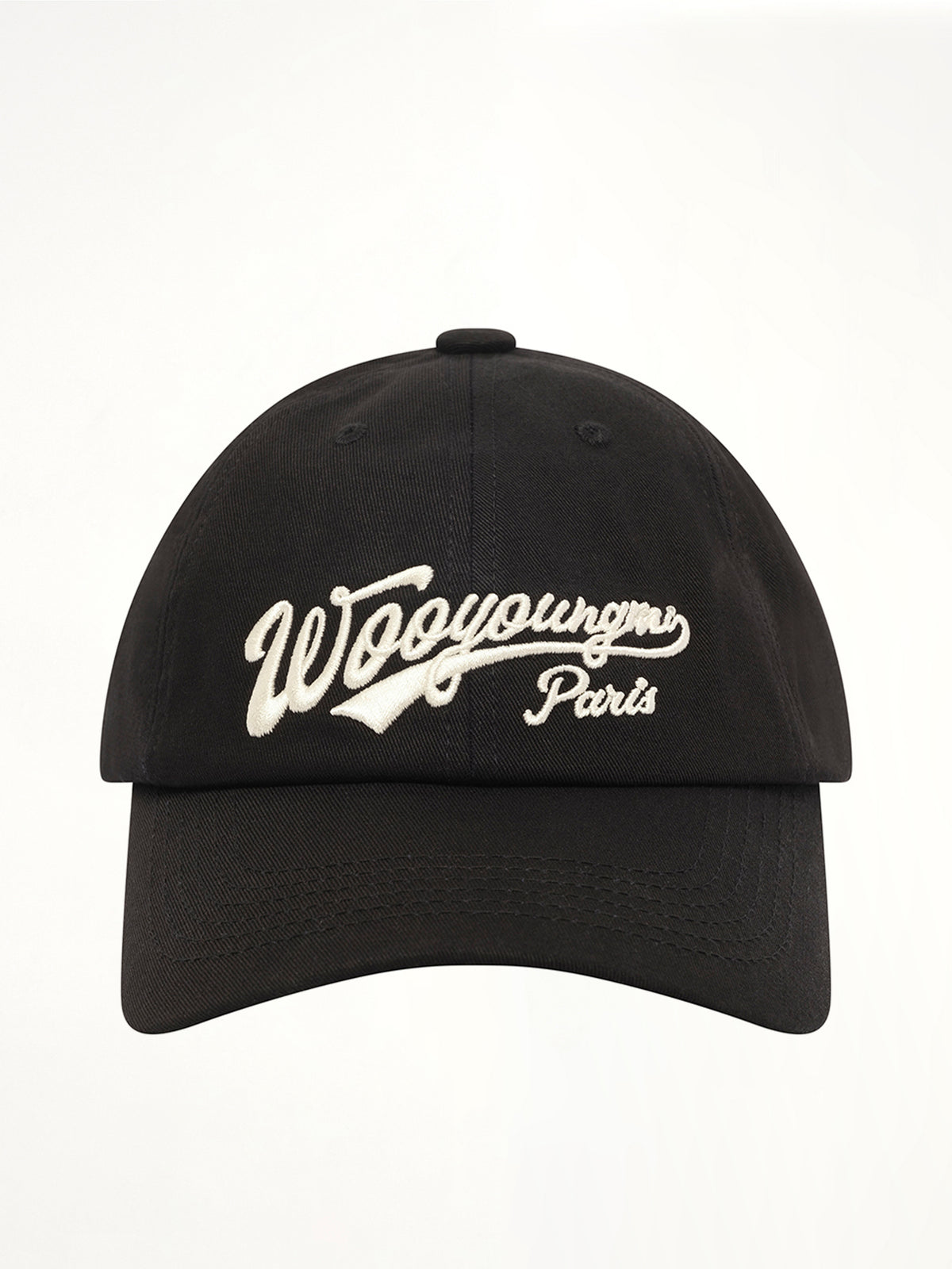 Baseball Logo Cap in Black