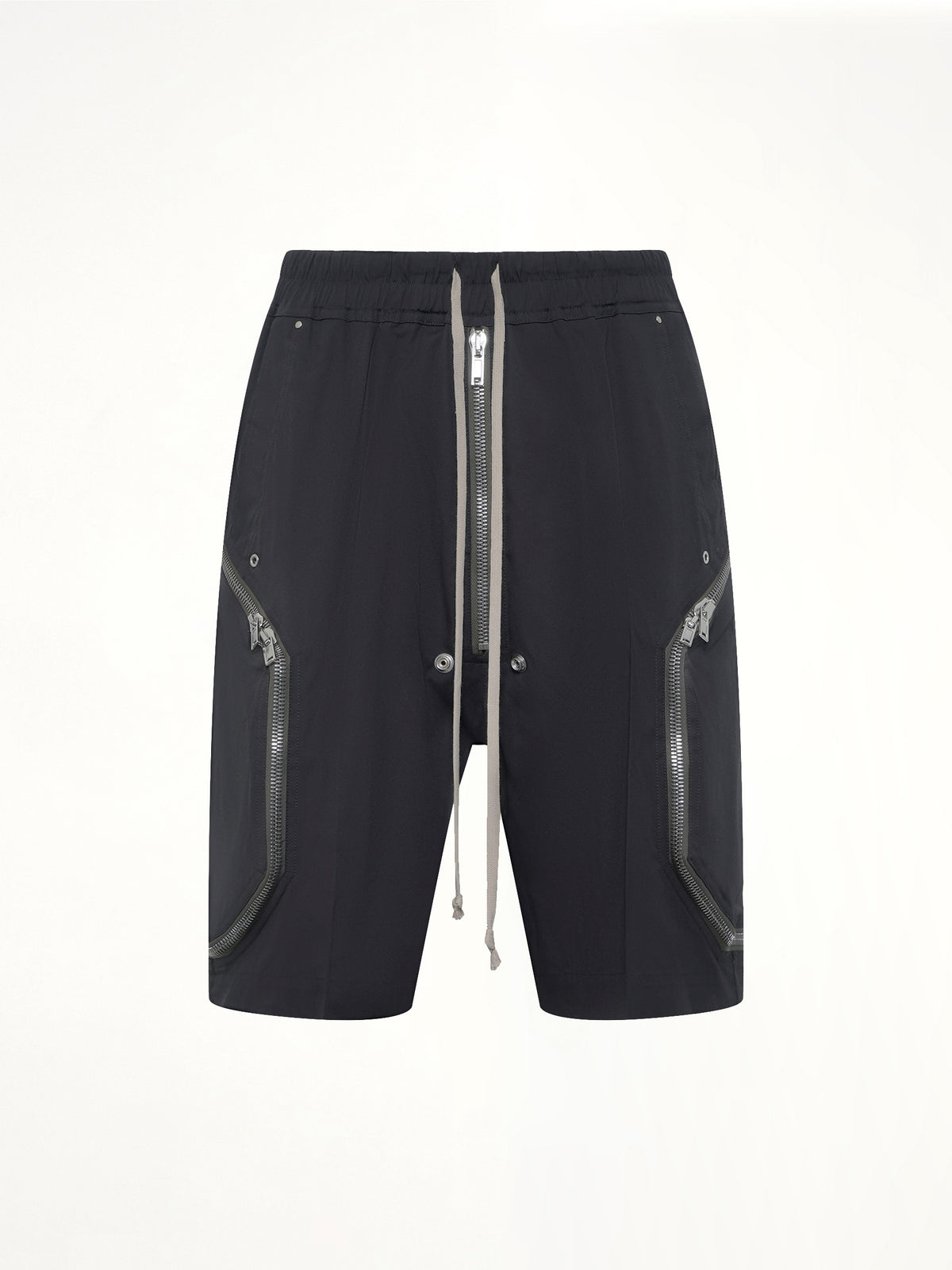 Cotton Twill Heizer Shorts in Black
