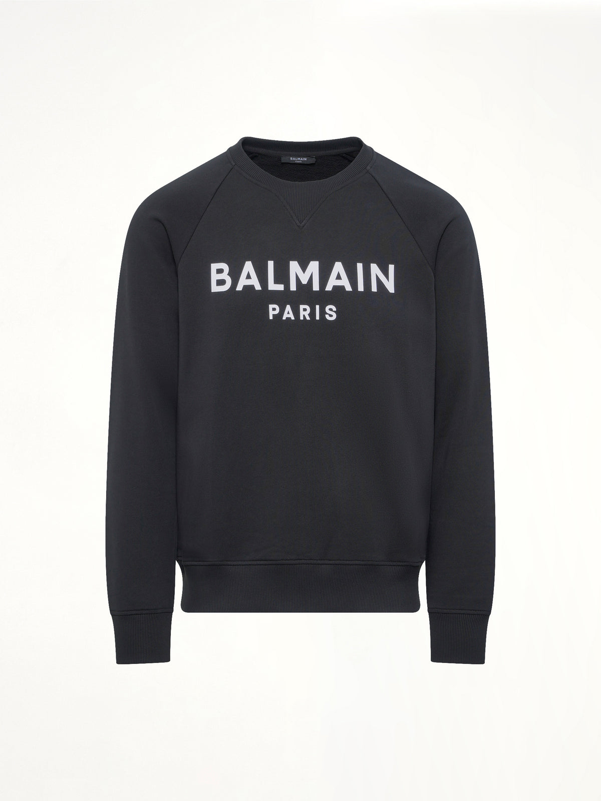 Balmain Print Sweatshirt in Black/White