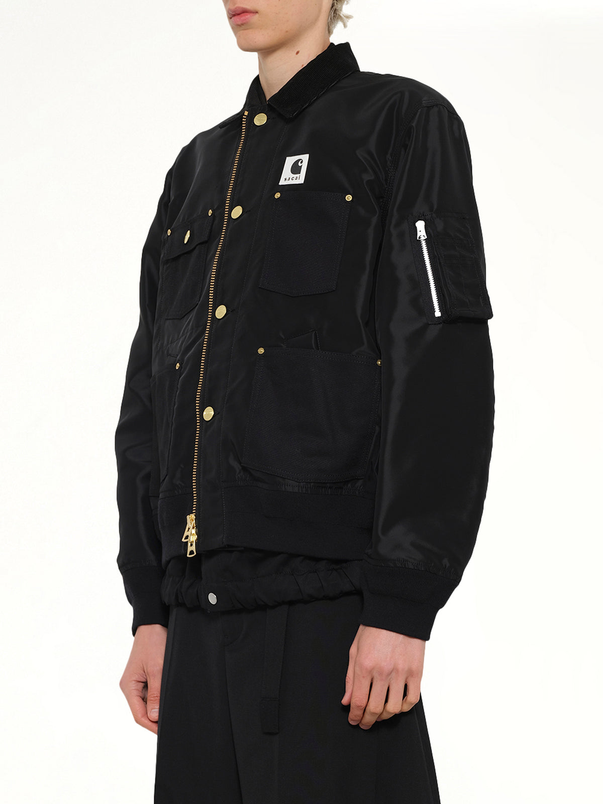 Carhartt WIP Nylon Twill x Duck Blouson in Black
