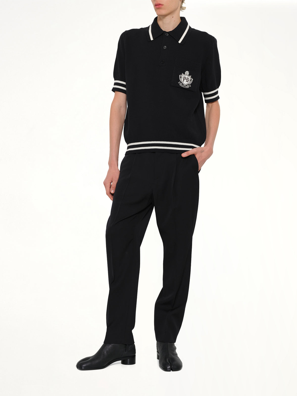 Straight GDP Pants in Black
