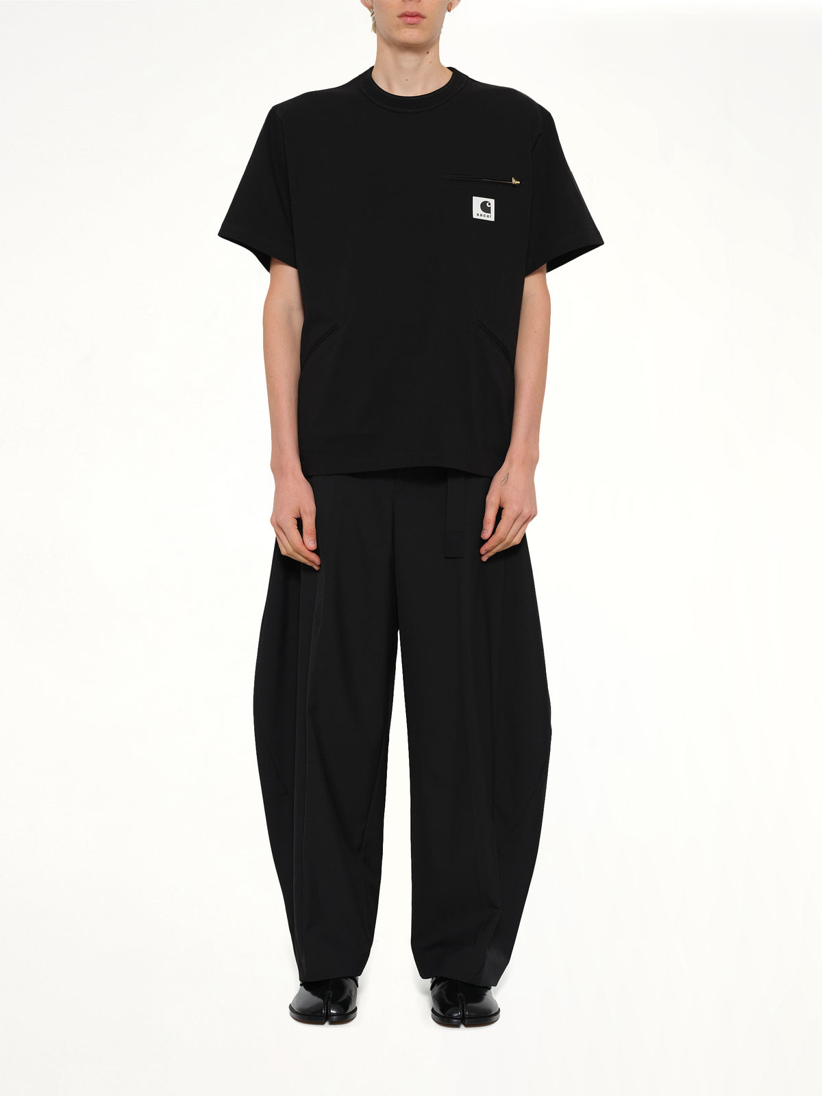 Carhartt WIP Cotton Jersey T-Shirt in Black