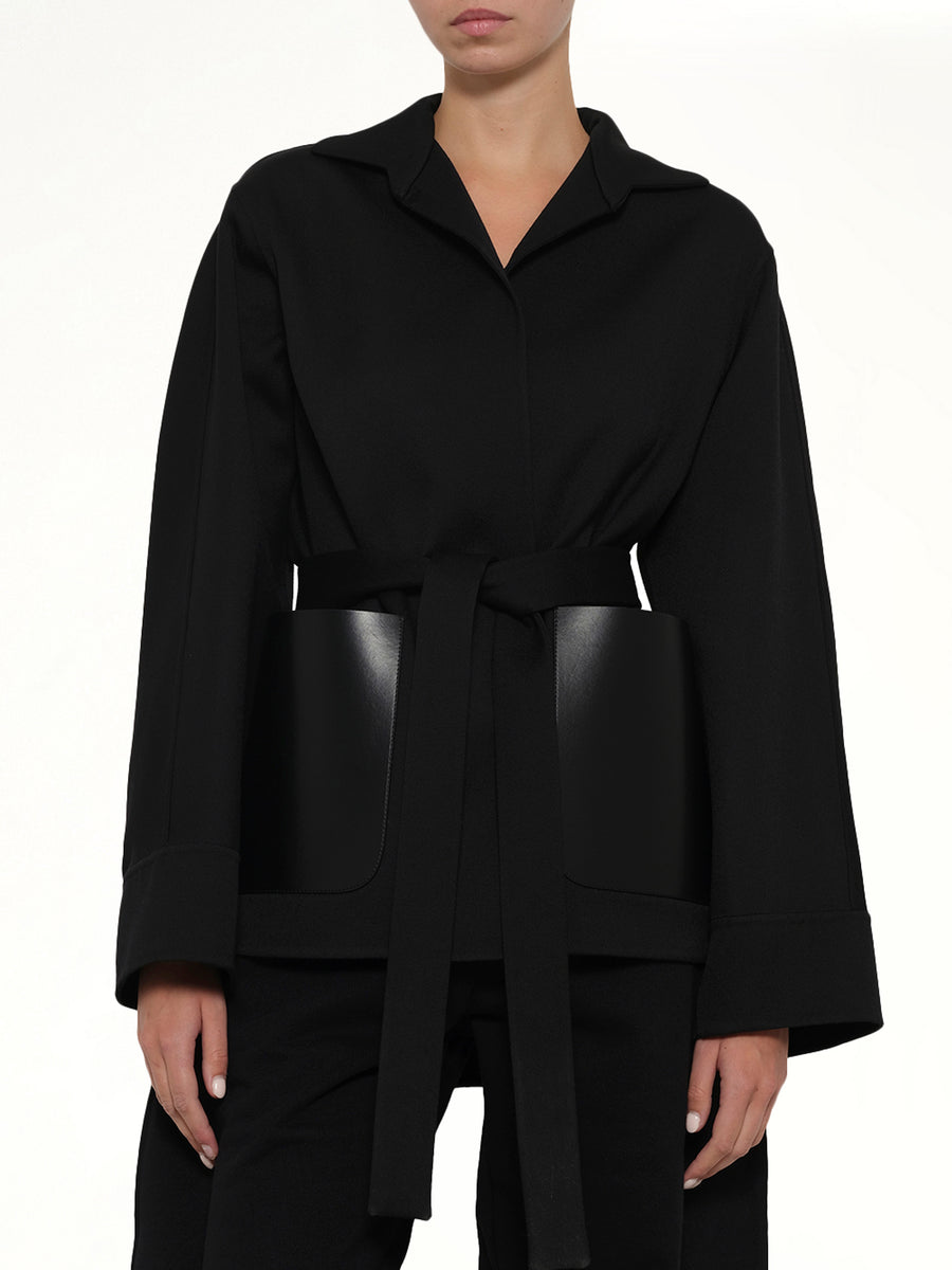 Wrap Jacket in Black