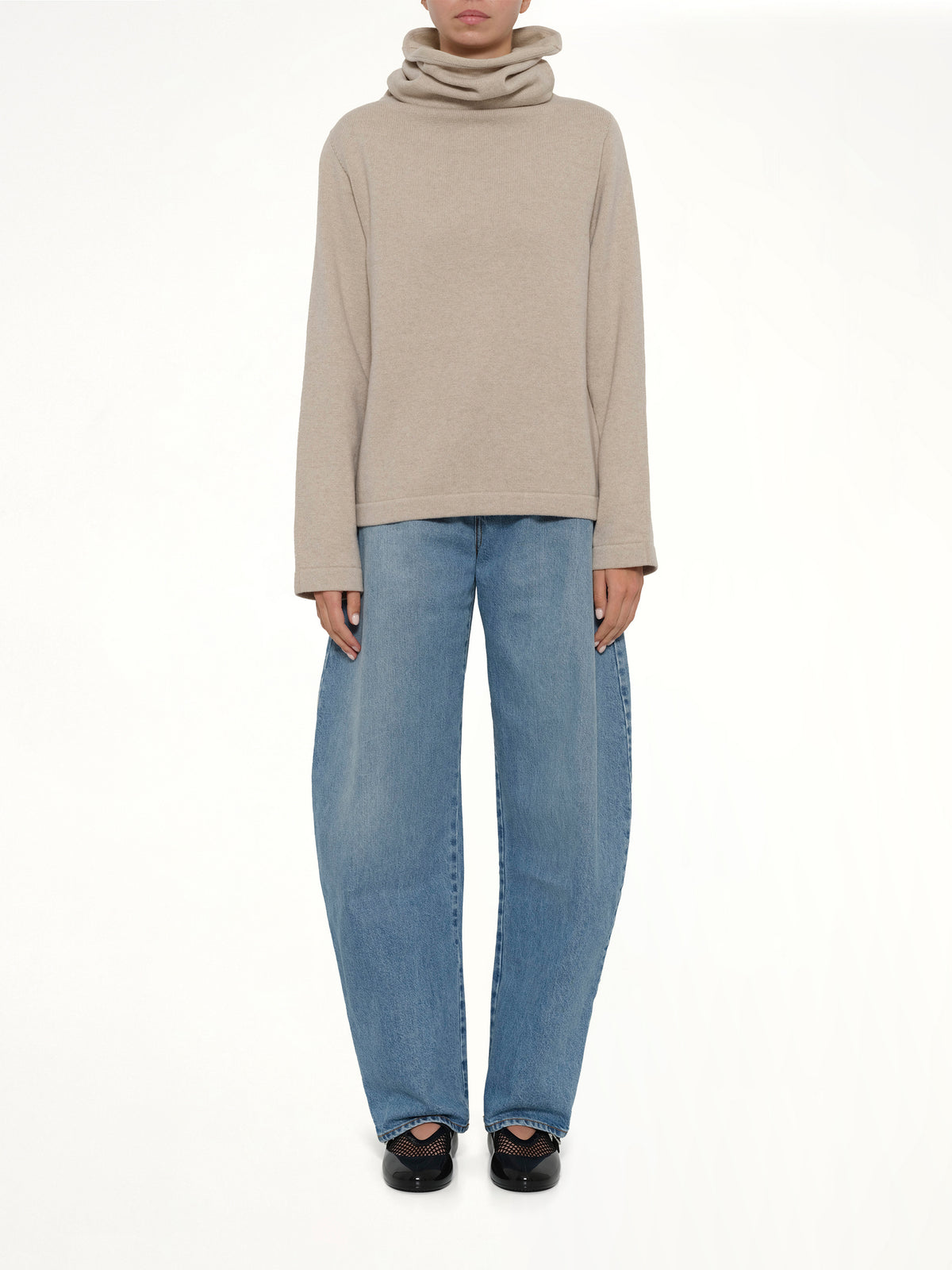 Hooded Jumper in Sable