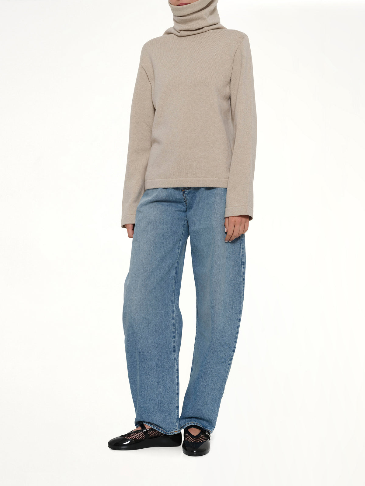 Hooded Jumper in Sable
