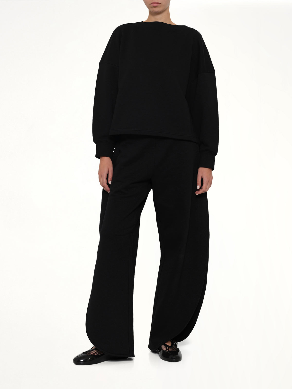 Petal Joggers in Black