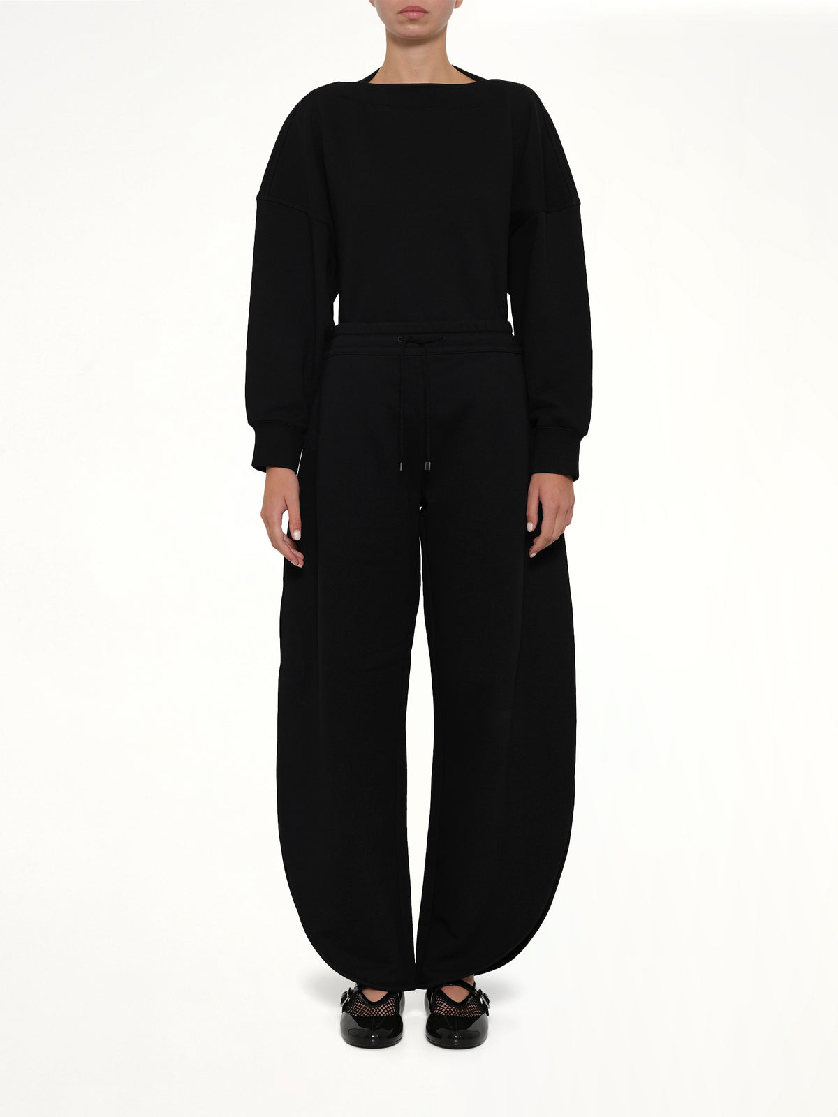 Petal Joggers in Black