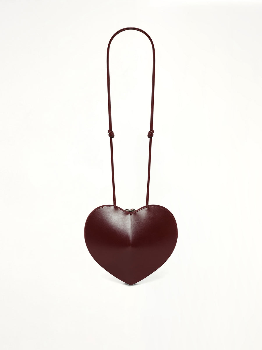 Le Coeur Bag in Rouge Grenat