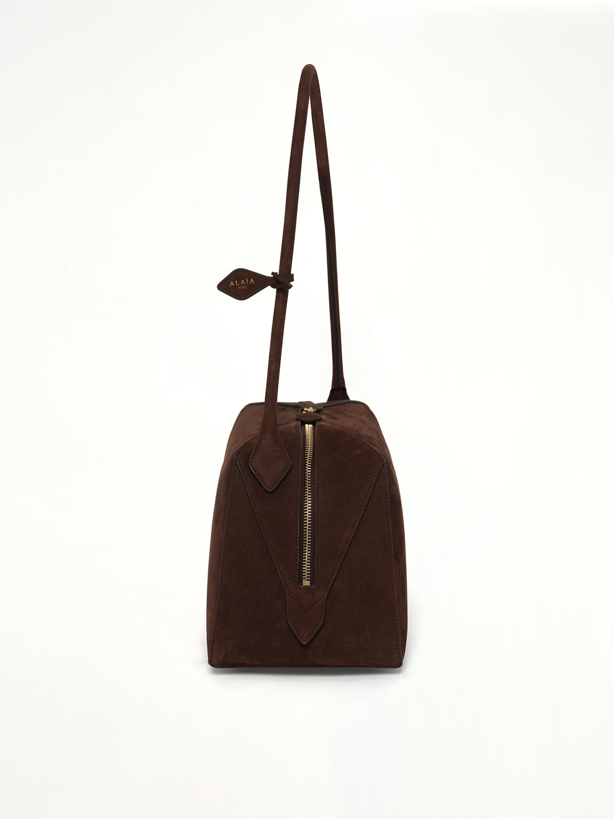 Le Bouledogue Medium Bag in Brun Fonce
