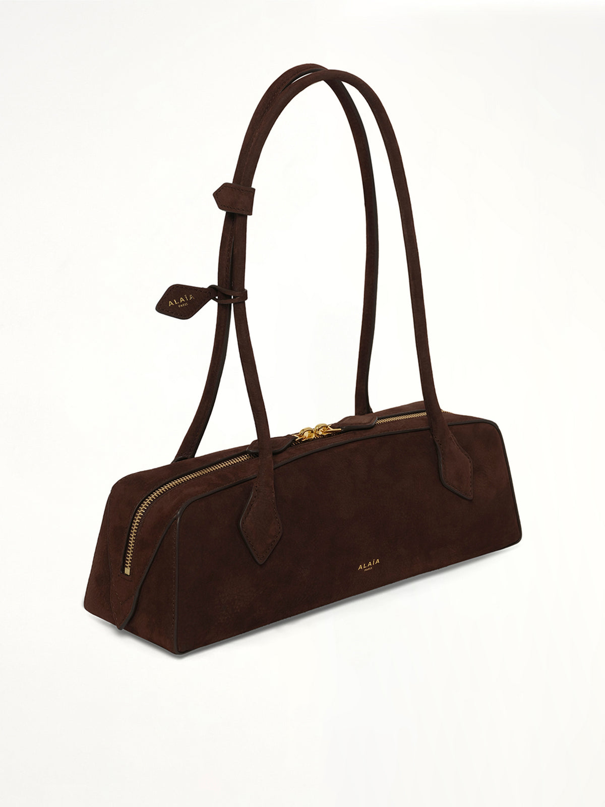 Le Teckel Medium Bag in Brun Fonce