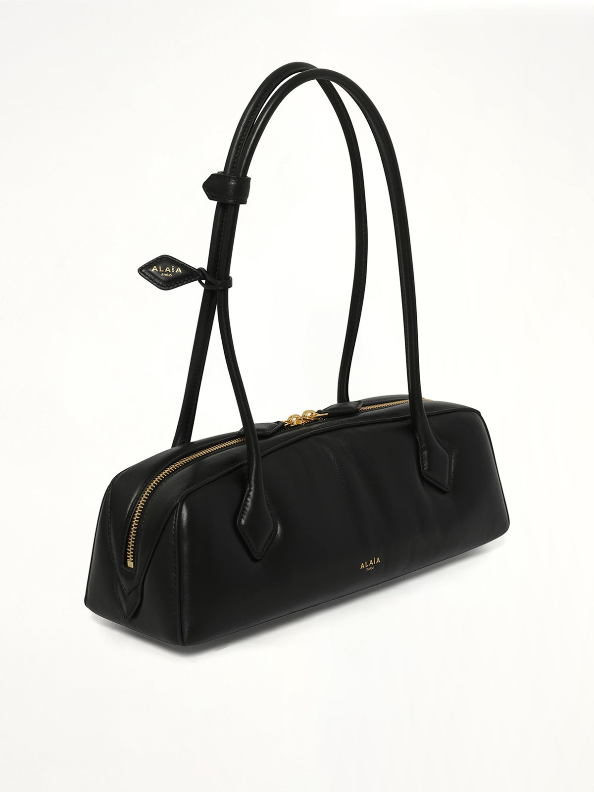 Le Teckel Medium Padded Bag in Black