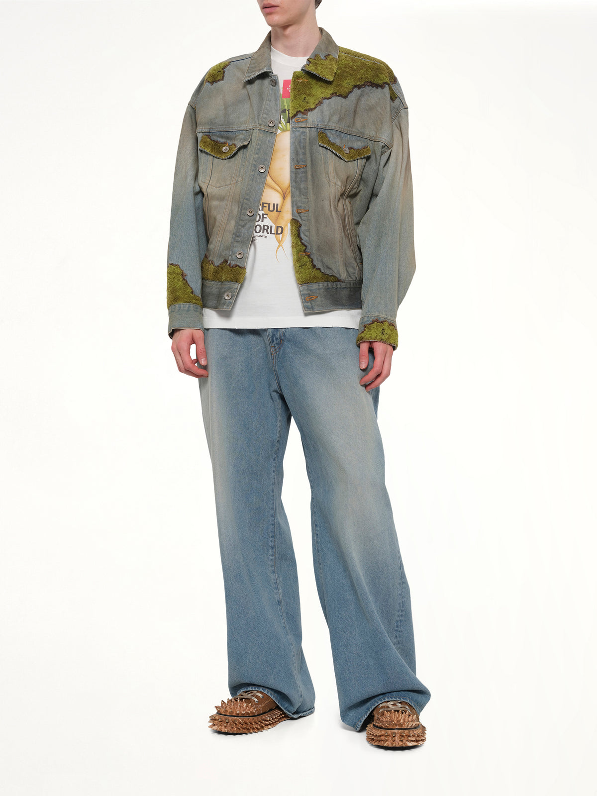 Moss-Grown Denim Jacket in Indigo