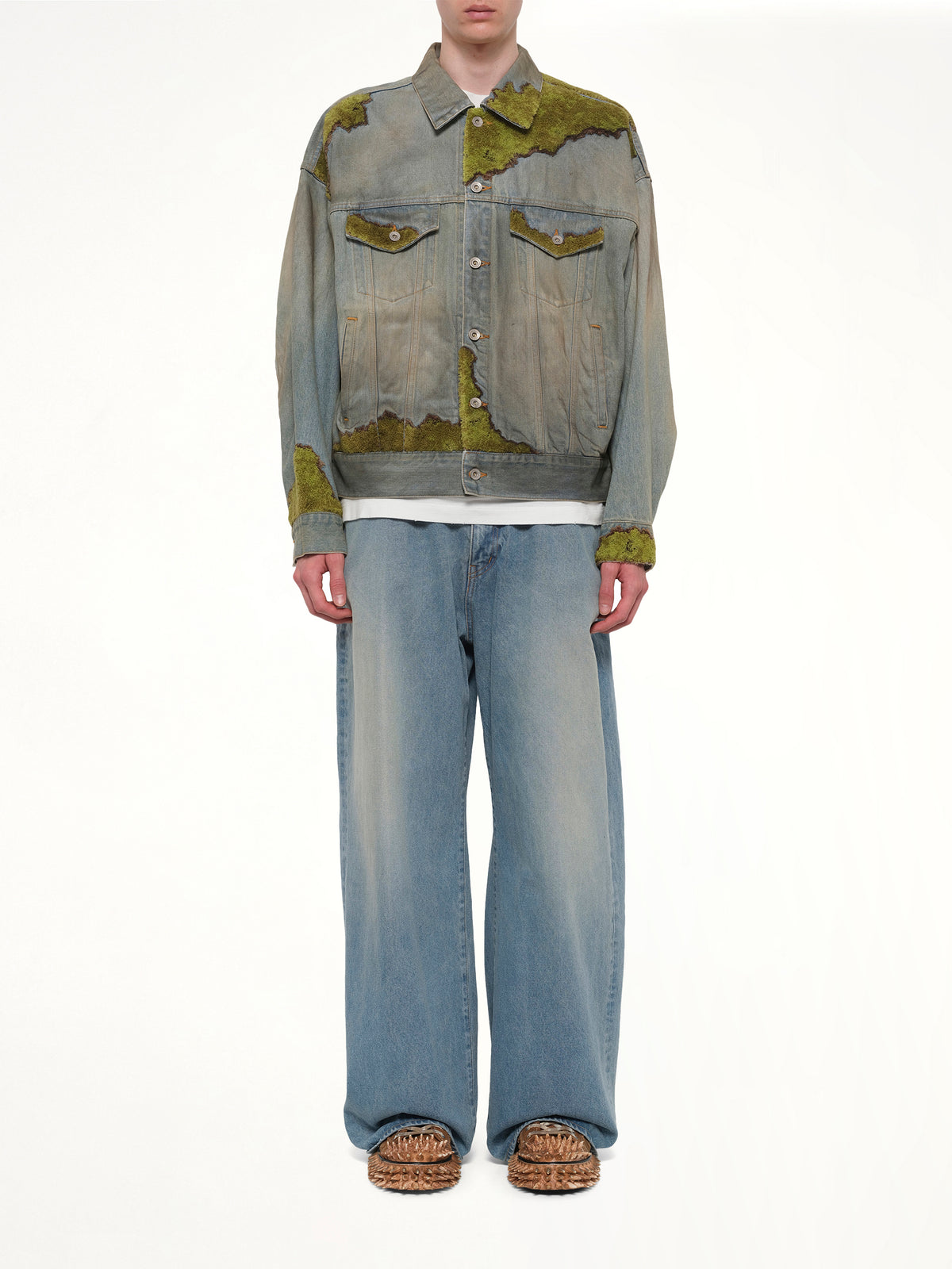 Moss-Grown Denim Jacket in Indigo