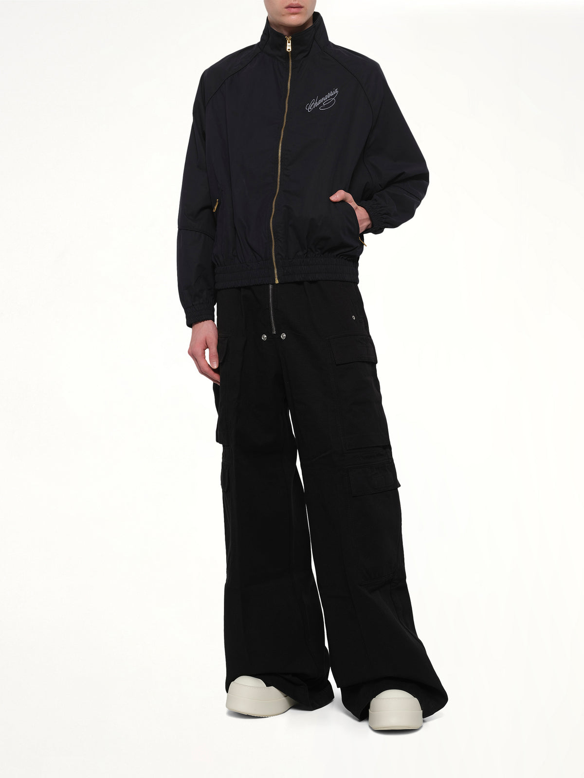 Ruff Rider Track Jacket in Black
