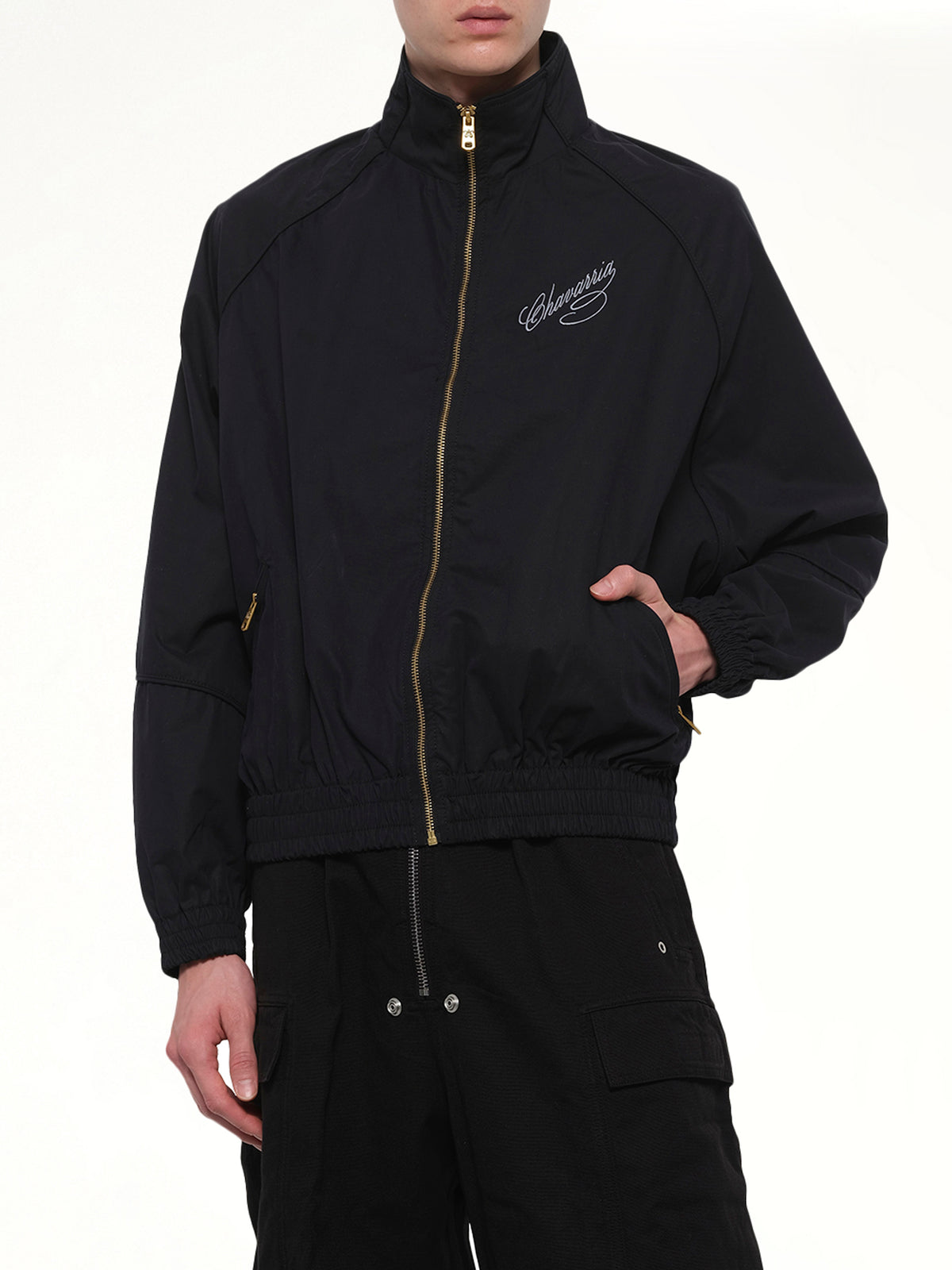 Ruff Rider Track Jacket in Black