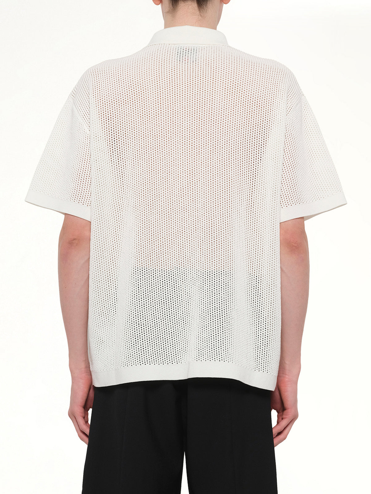 Mesh Shirt in White