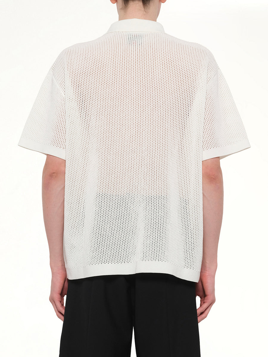 Mesh Shirt in White