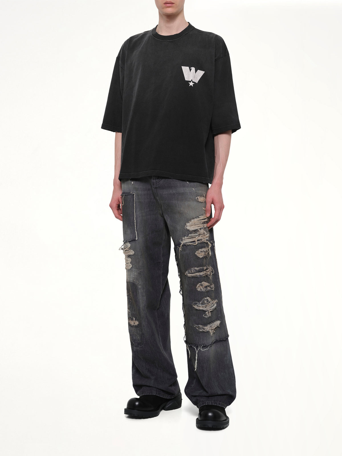 Fashion Service Association Buffalo T-Shirt in Black
