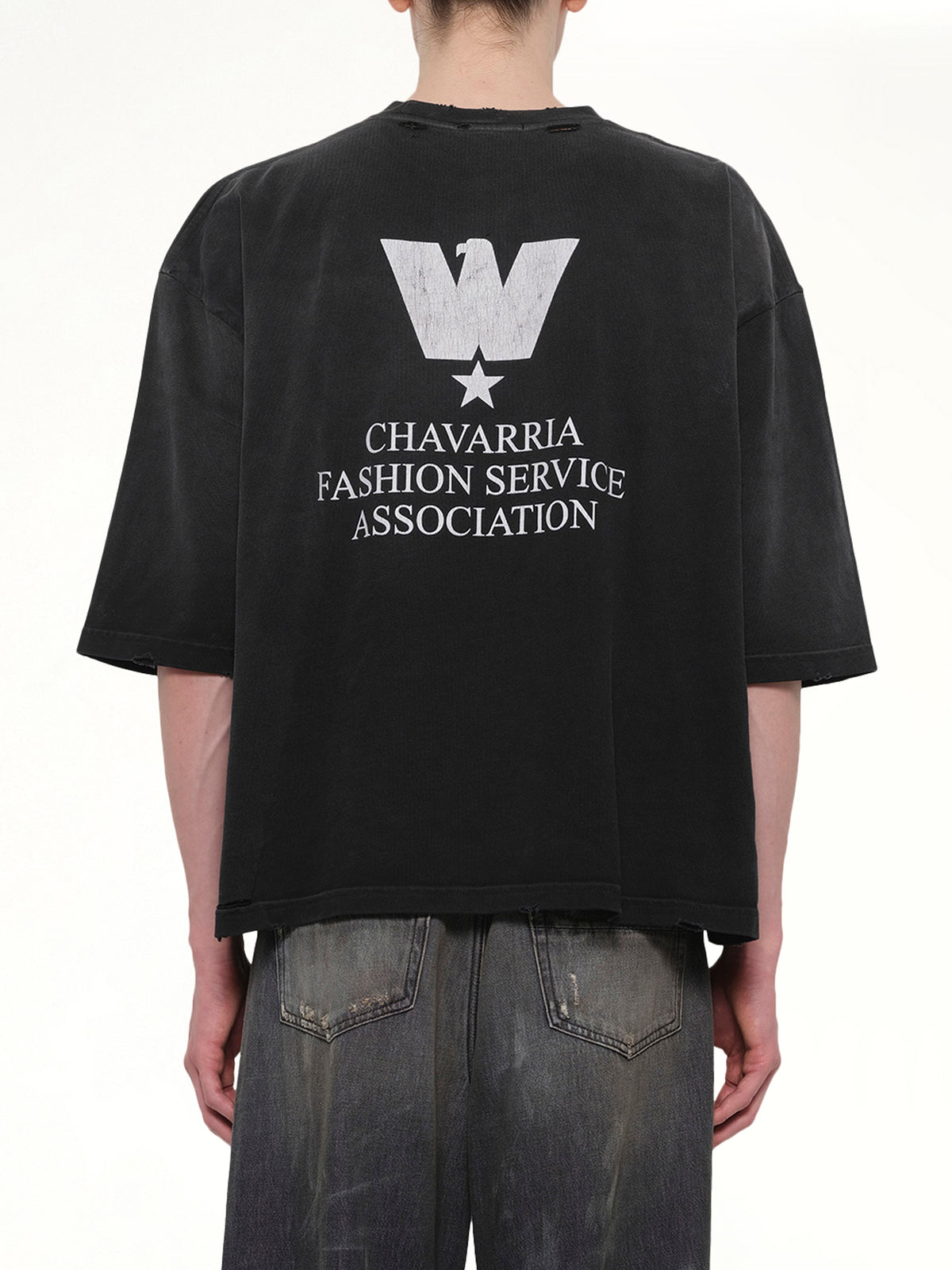 Fashion Service Association Buffalo T-Shirt in Black