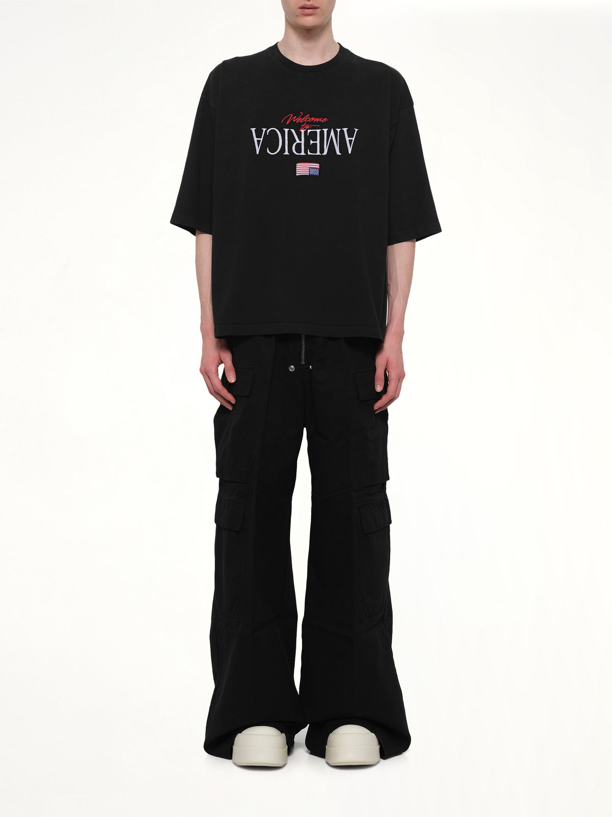 Welcome To America Buffalo T-Shirt in Black