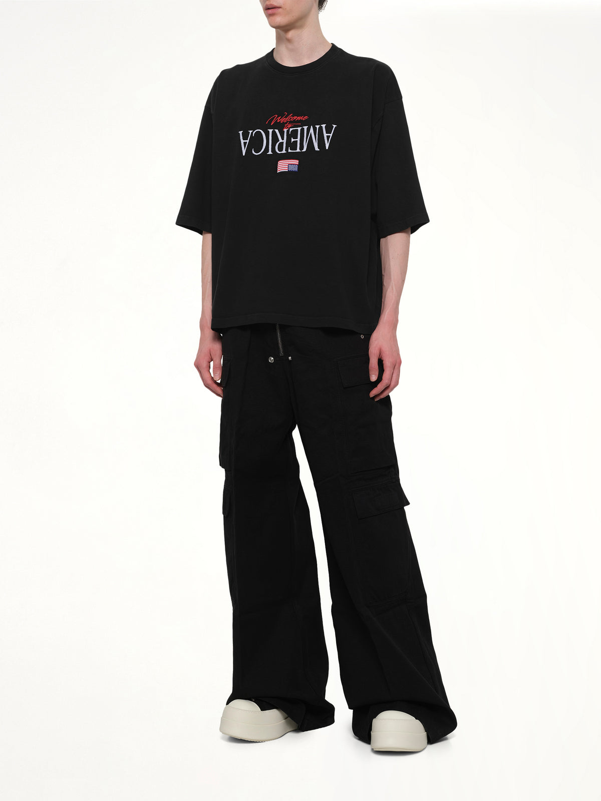 Welcome To America Buffalo T-Shirt in Black