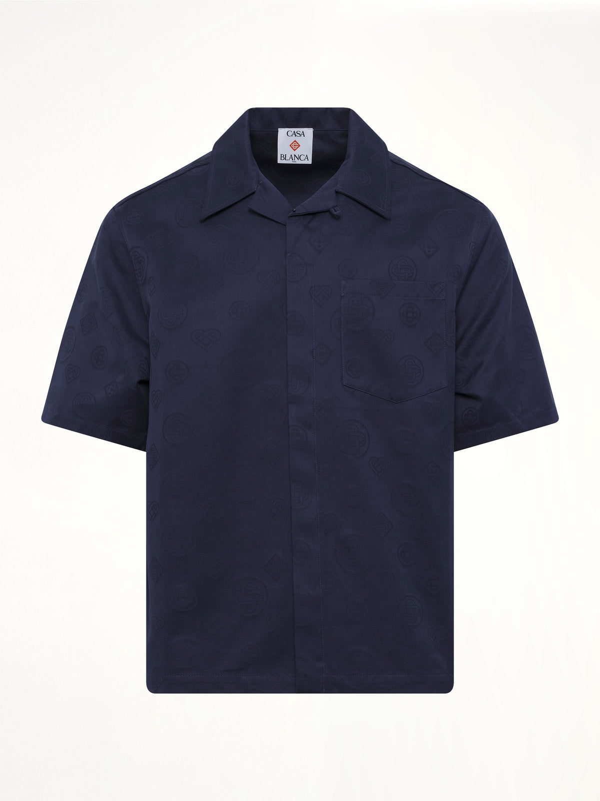 Monogram SS Shirt in Blue