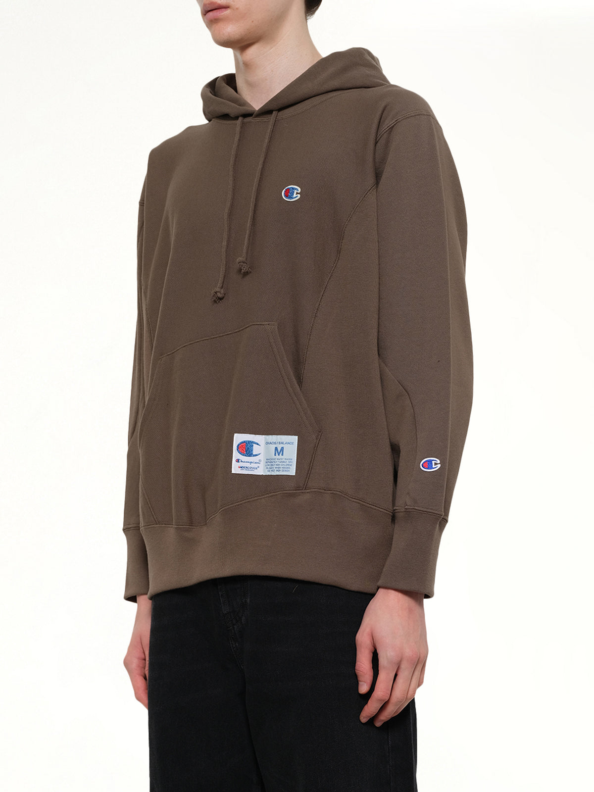 Champion x UC Hoodie in Khaki Gray