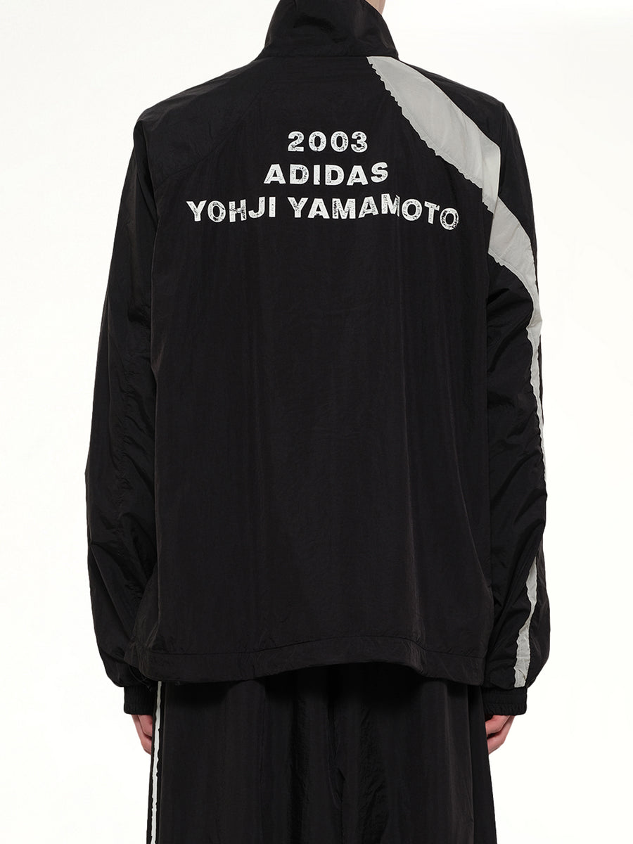 Reconstructed 3S Track Jacket in Black
