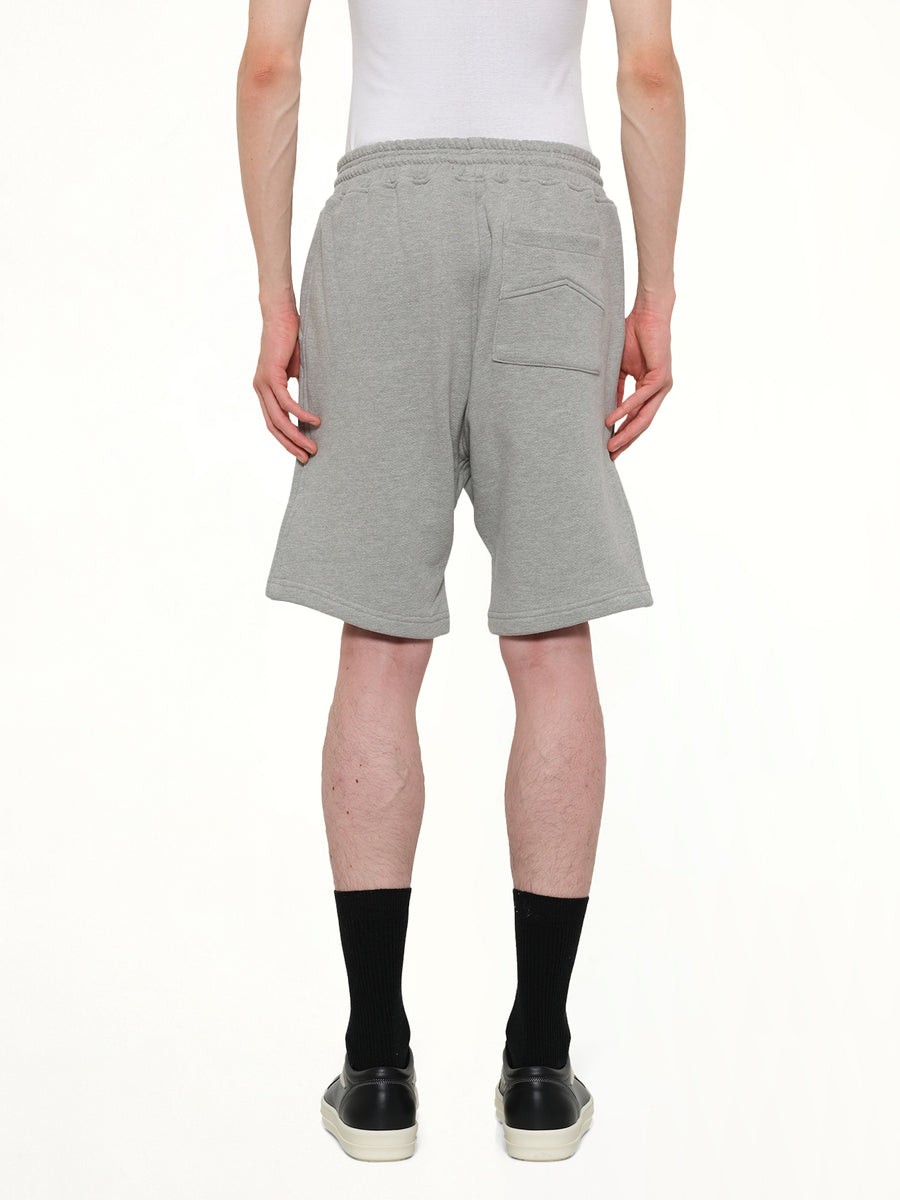 Classique Sweatshort in Heather Grey/Black