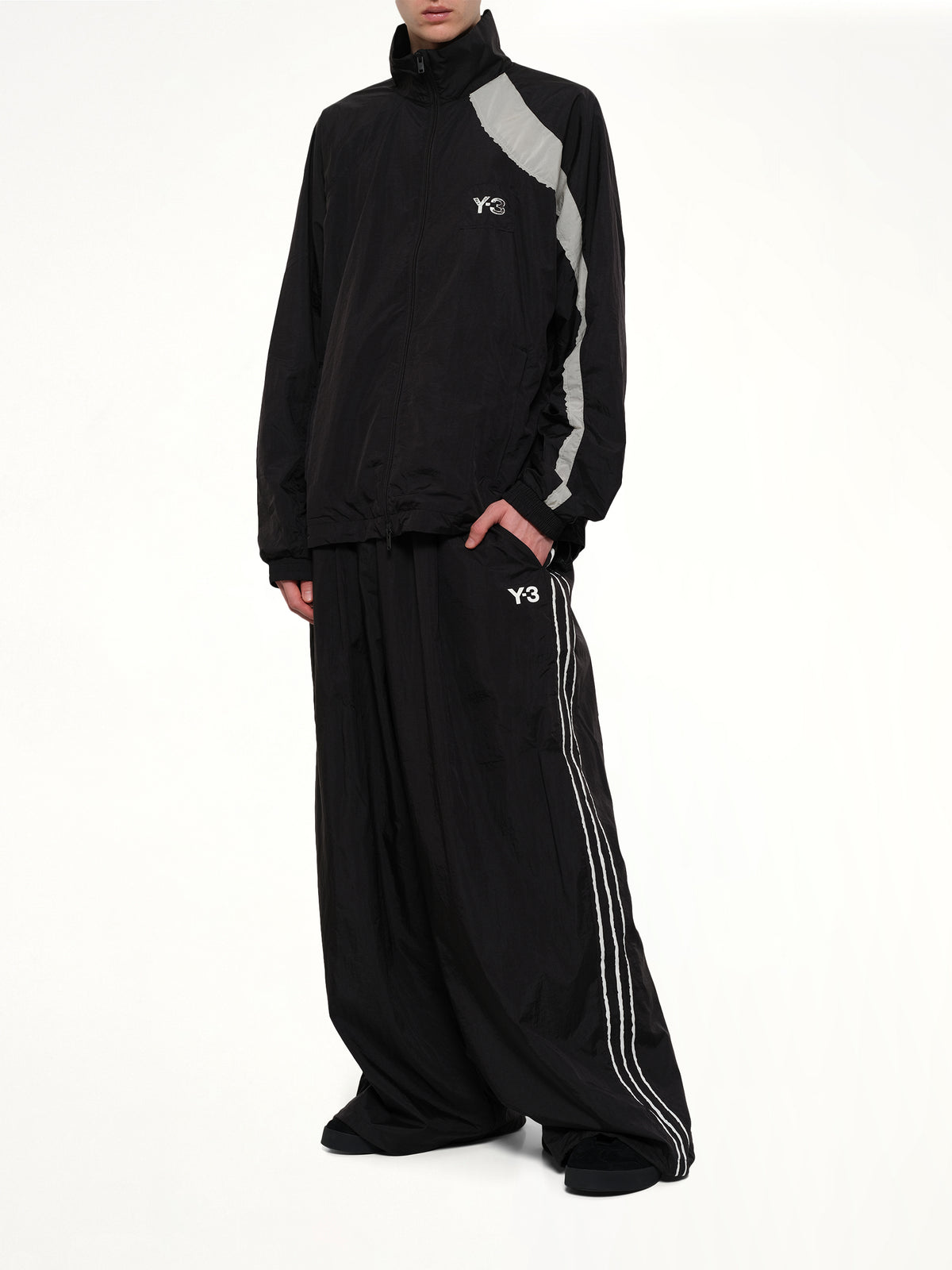 Reconstructed 3S Pants in Black