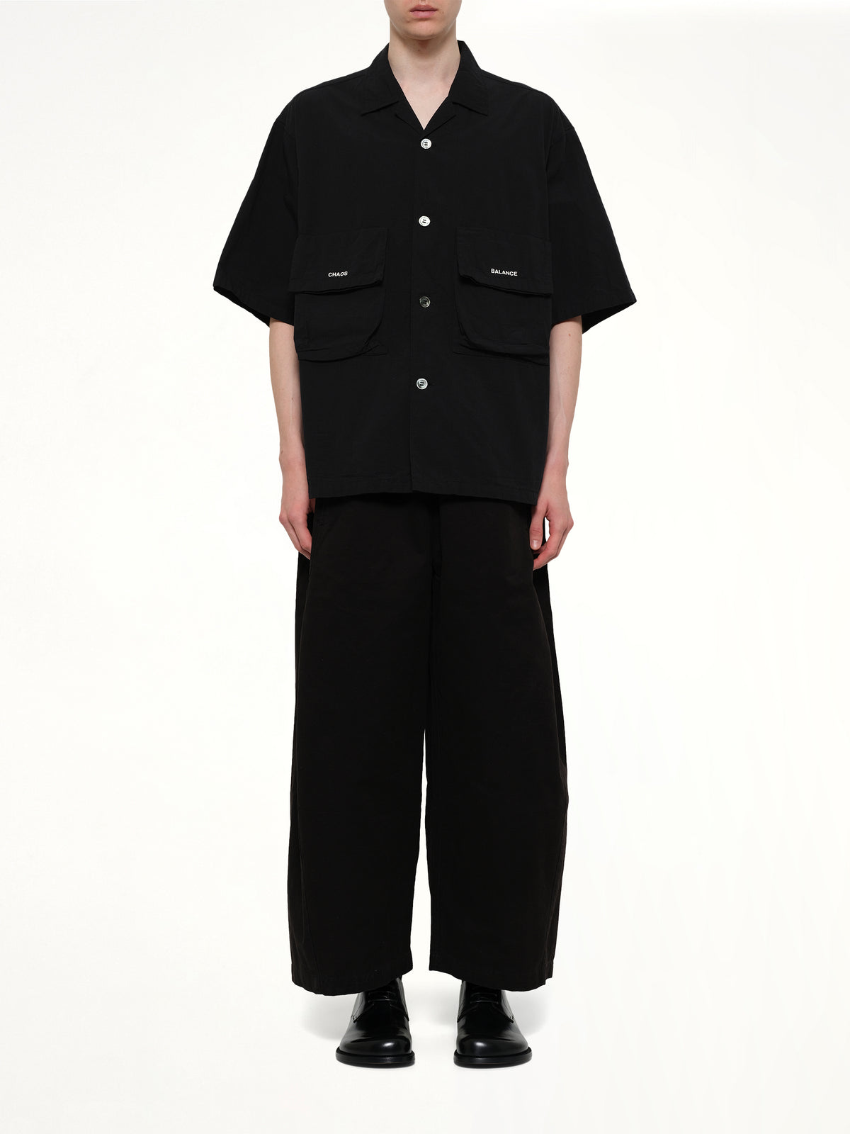 Chaos Balance Pocket Shirt in Black