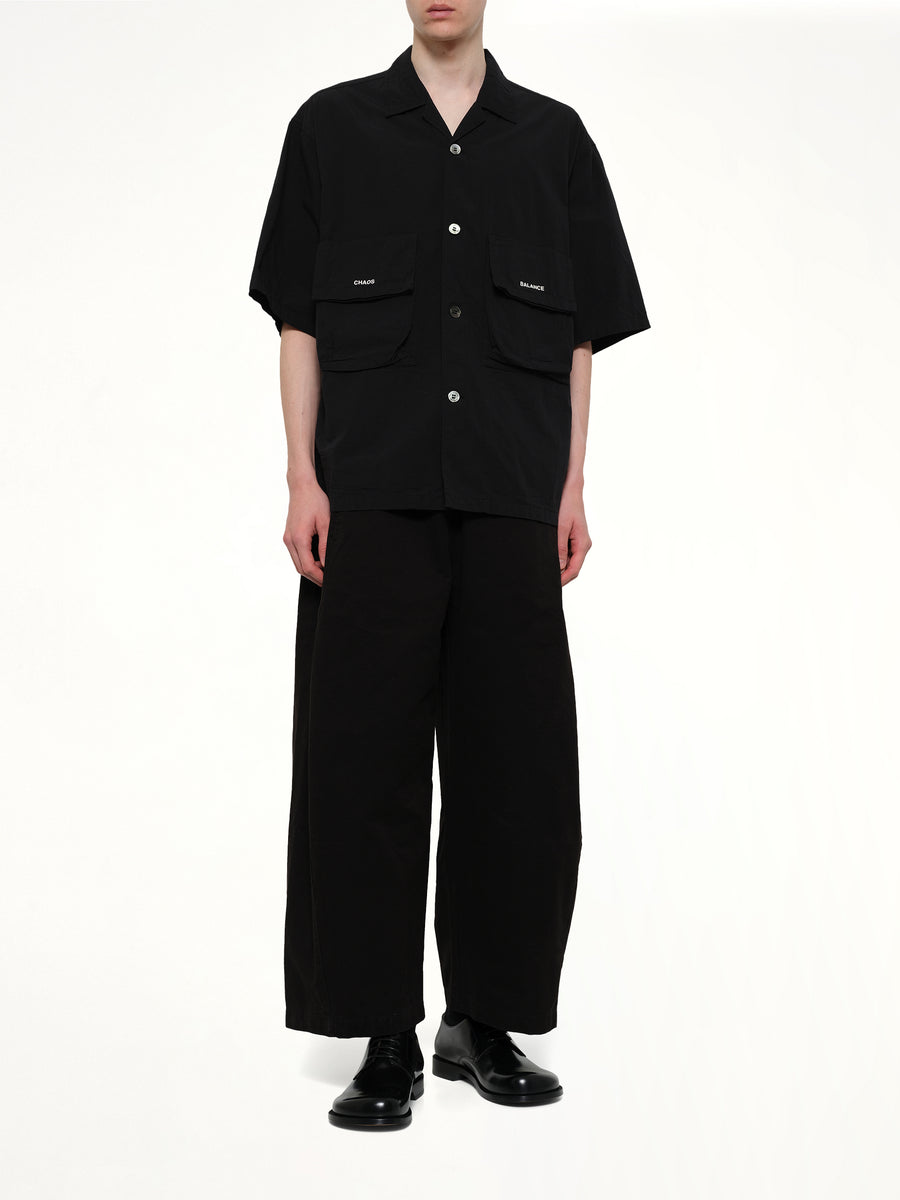 Chaos Balance Pocket Shirt in Black