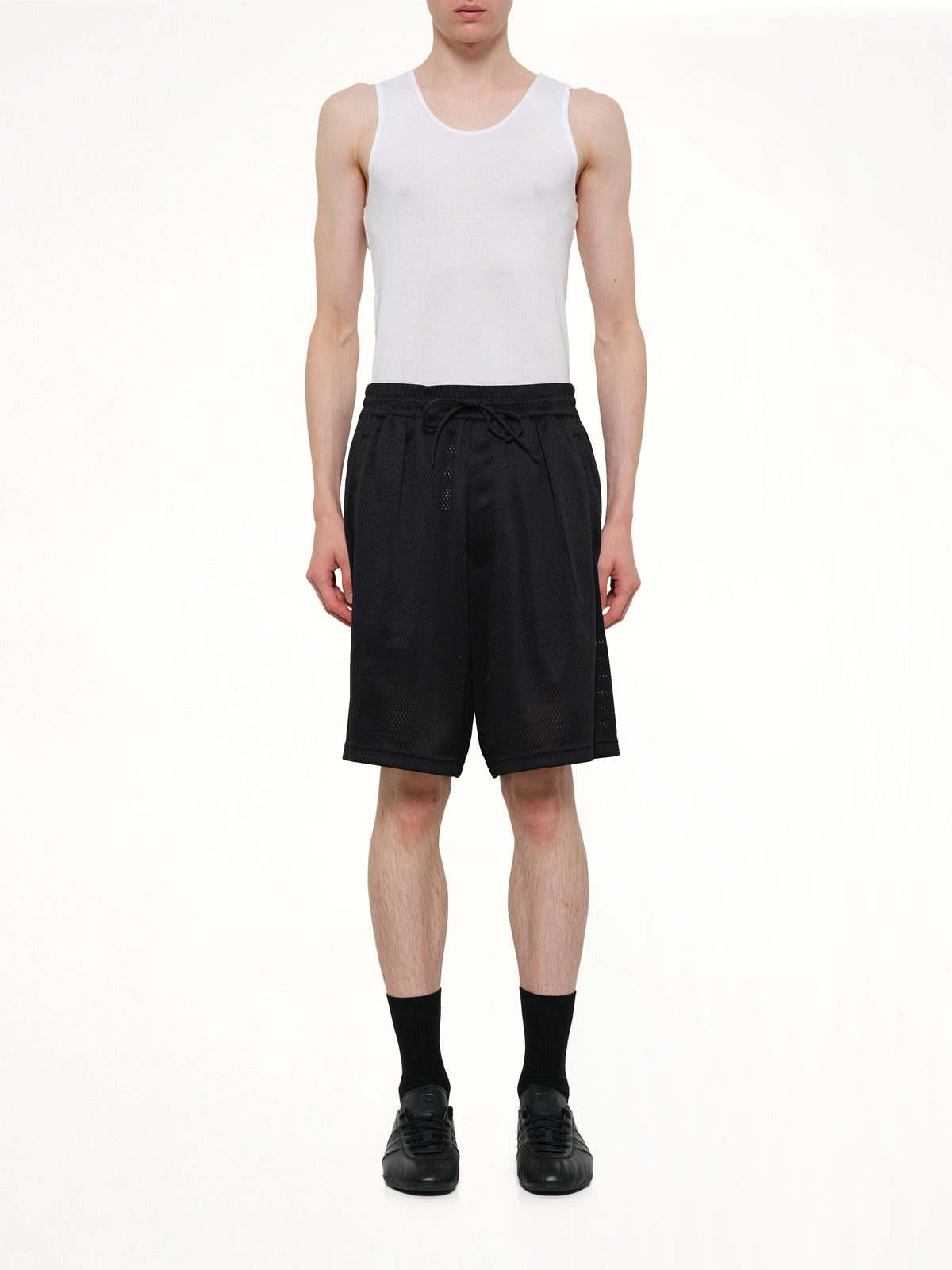 Mesh Shorts in Black