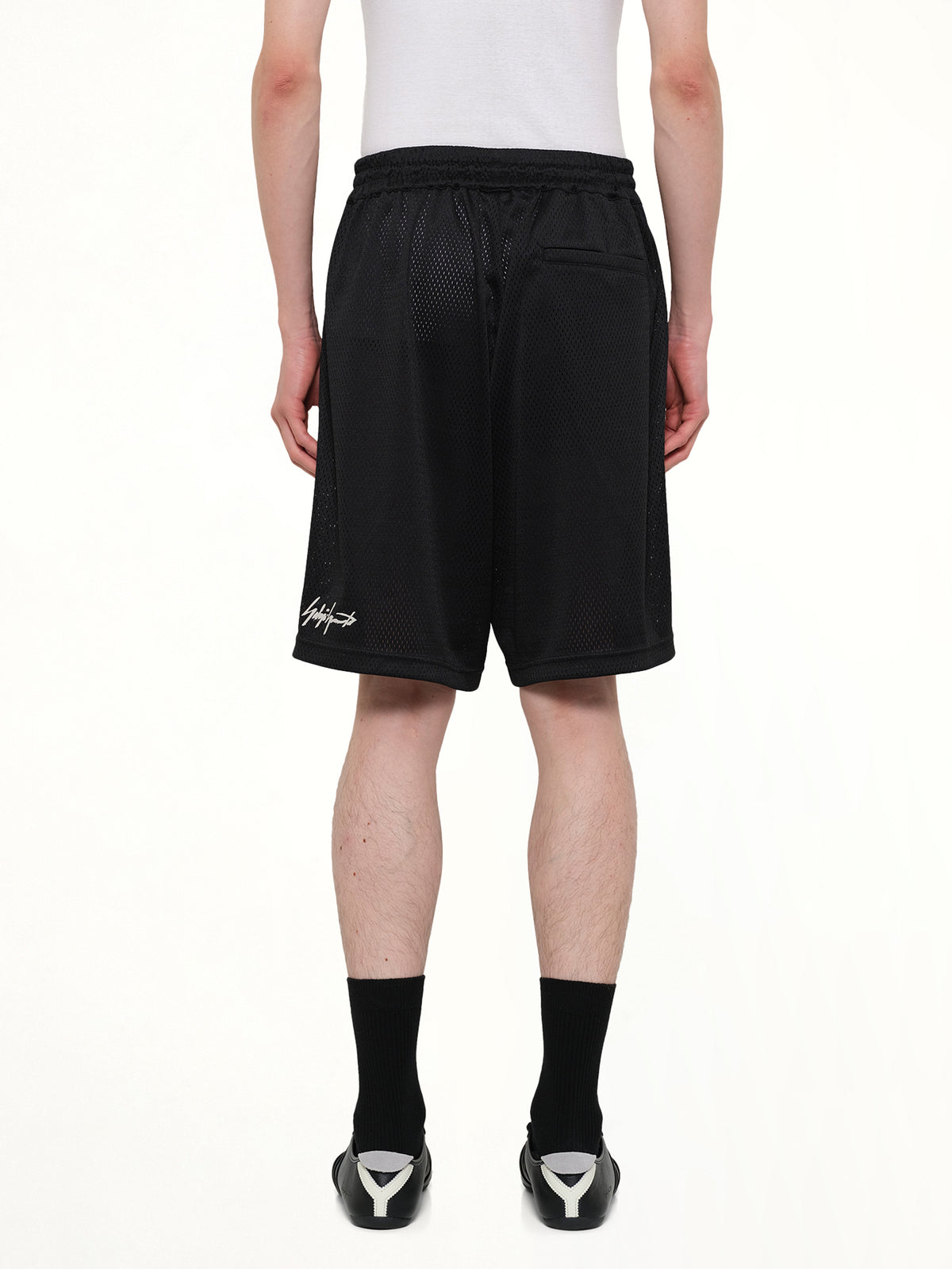 Mesh Shorts in Black