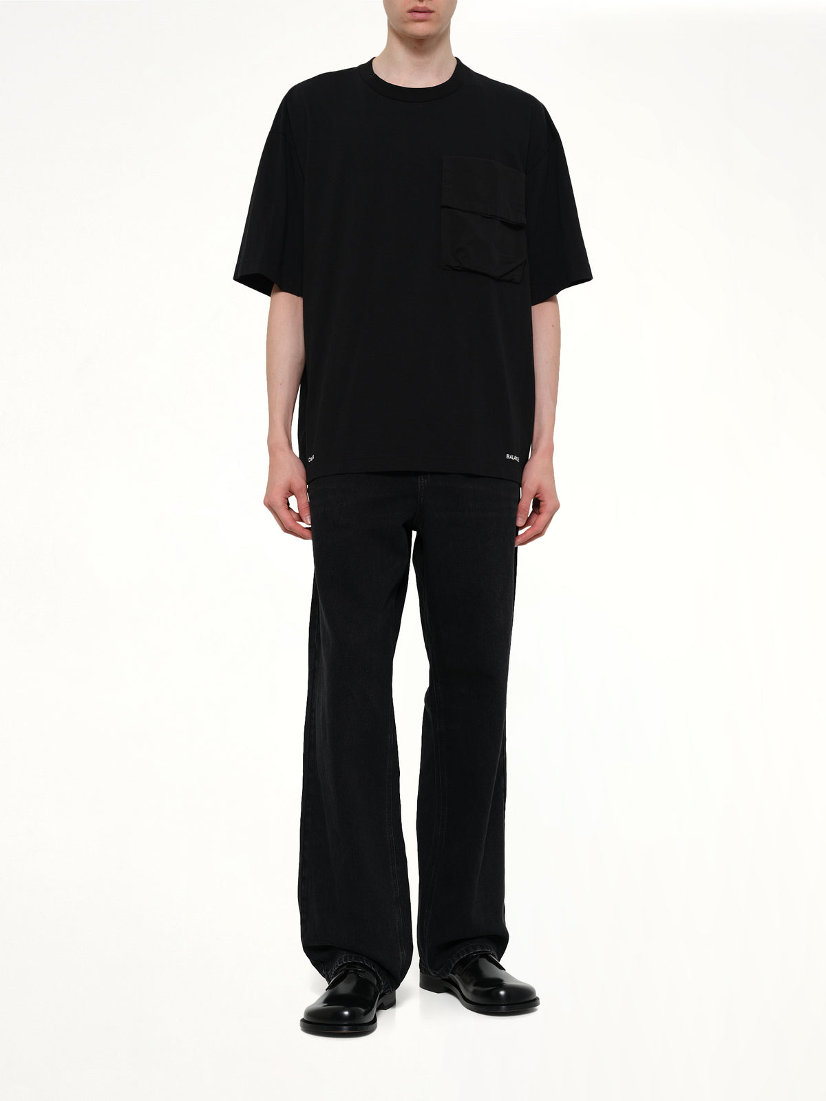 Chaos Balance Pocket T-Shirt in Black