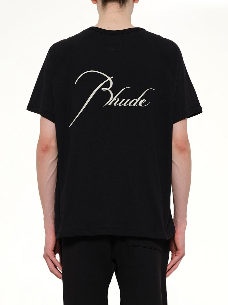 Classique Raglan T-Shirt in Black/White