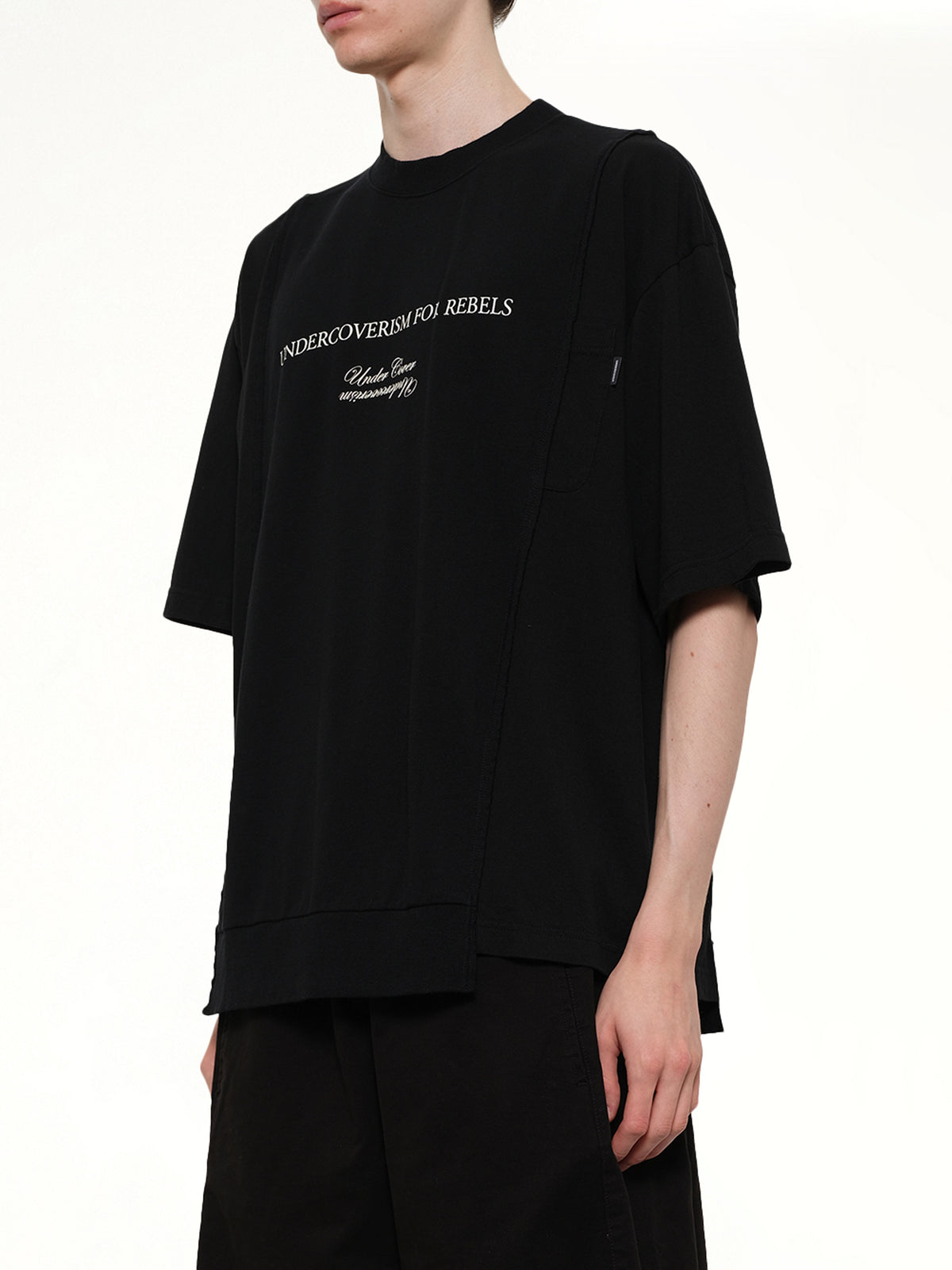 Undercoverism for Rebel T-Shirt in Black
