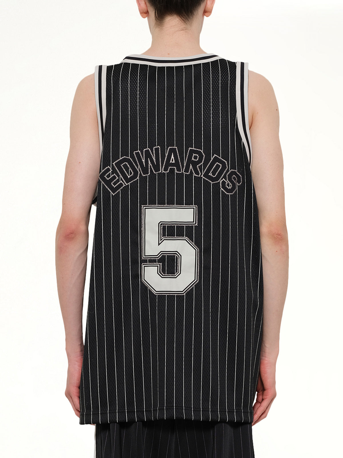 Elite 5 Basketball Jersey in Black