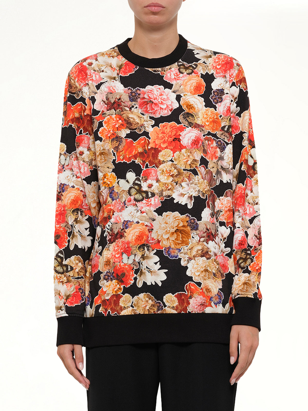 Sweatshirt in Floral Multicolour