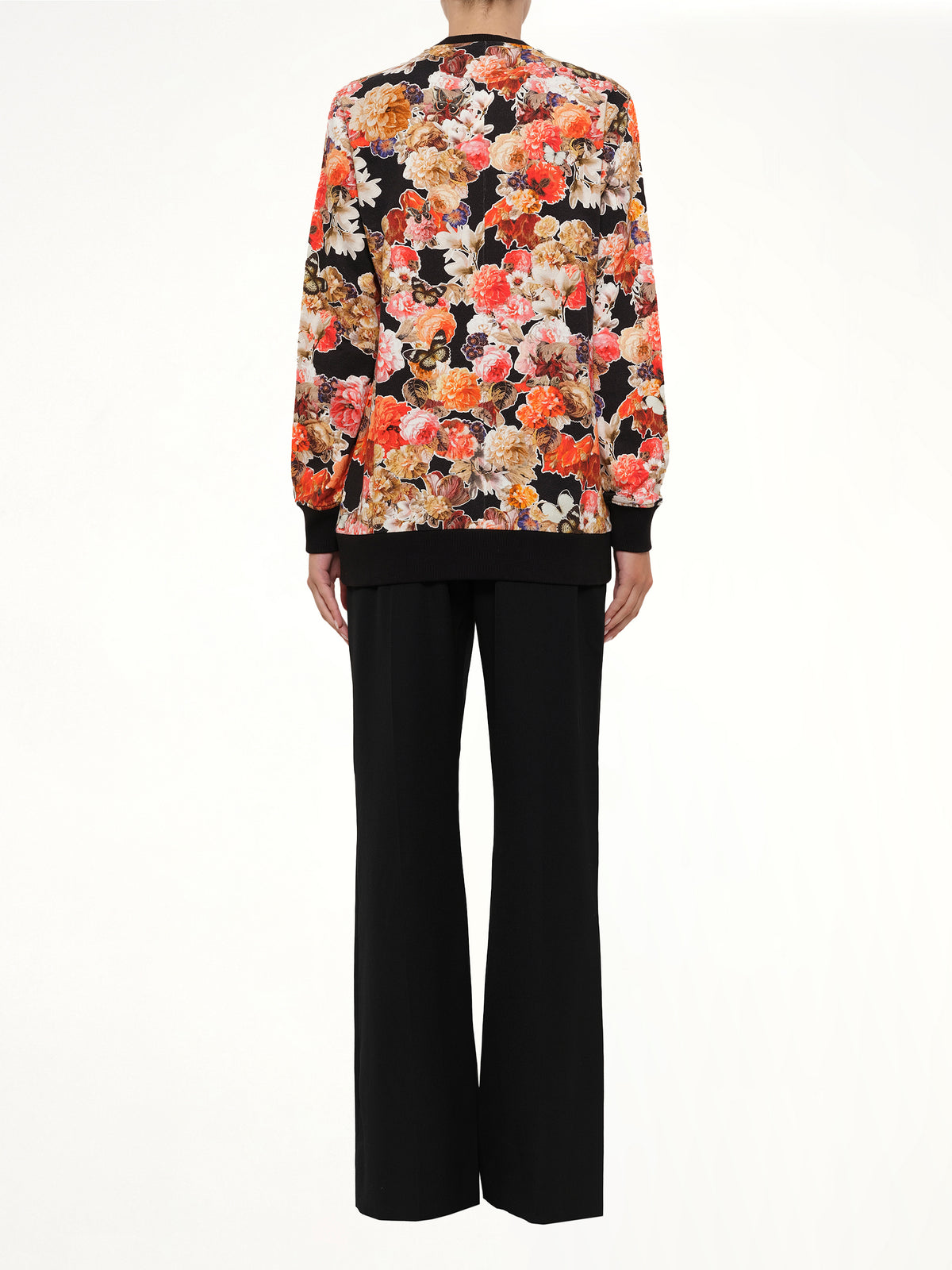 Sweatshirt in Floral Multicolour