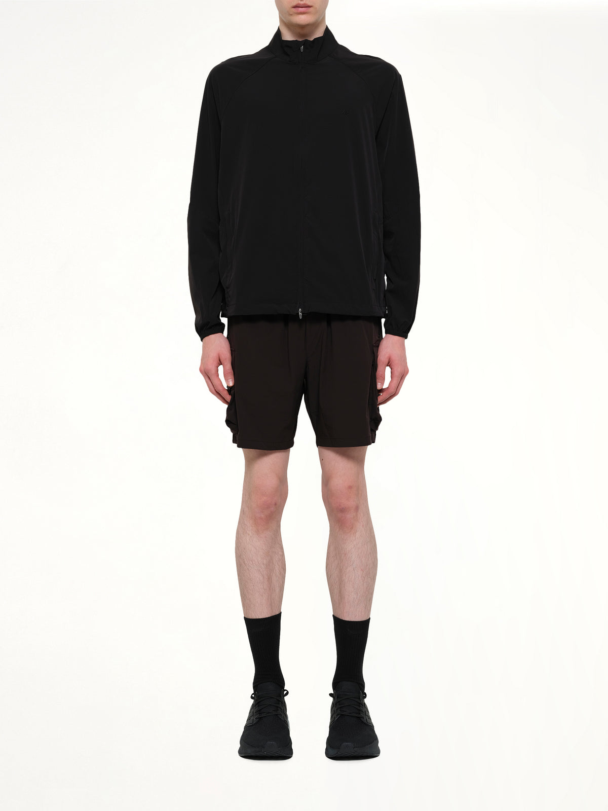 247 DNA Track Jacket in Jet Black