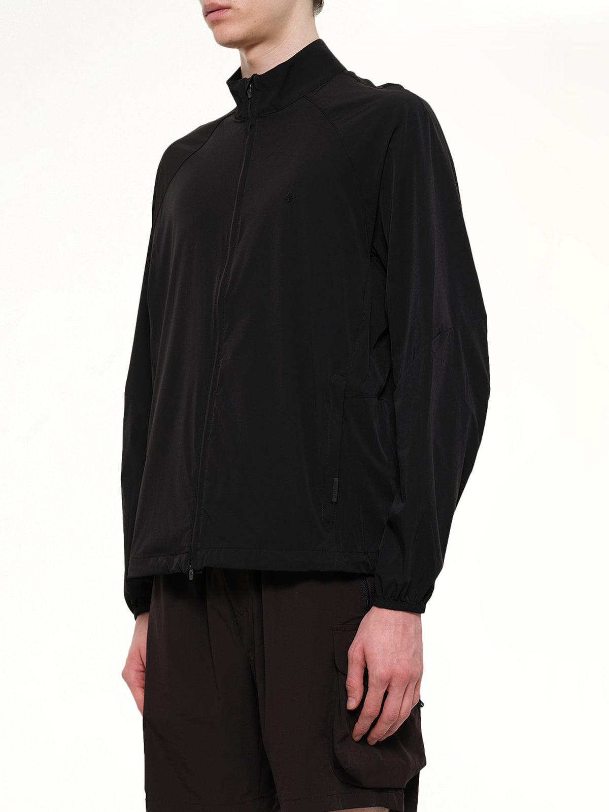 247 DNA Track Jacket in Jet Black