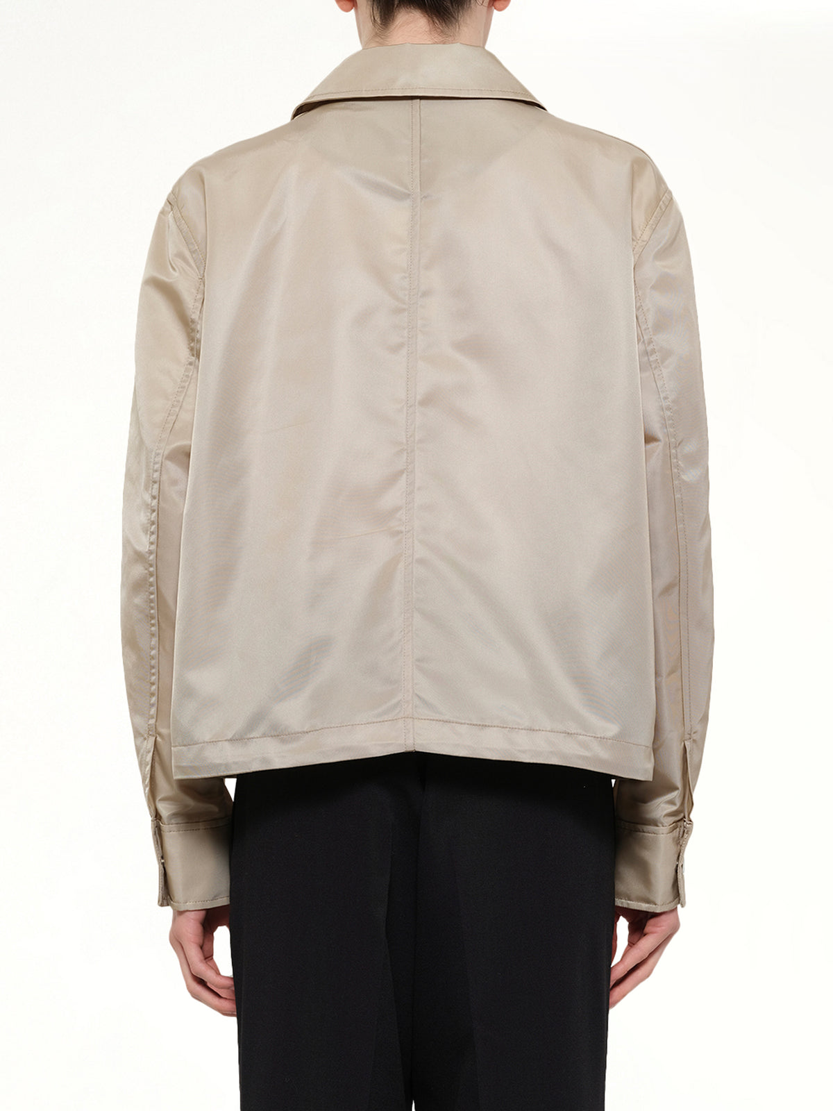 Ami De Coeur Coach Jacket in Beige Taupe